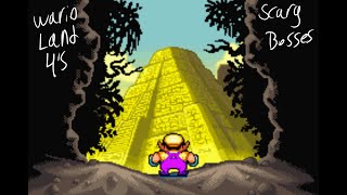 The Bosses in Wario Land 4 are too scary..