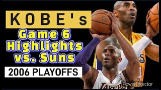 Kobe Bryant's Game 6 Highlights vs Suns (2006 playoffs!! #dunk #nba #best #dunks #kobe  #mamba #part