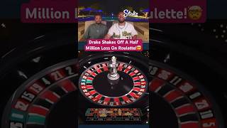 Drake Shakes Off A Half Million Loss On Roulette! #drake #roulette #casino #maxwin #highroller