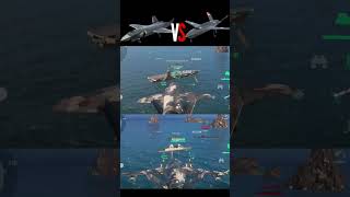 XQ-58 VALKYRIE VS FH-97A BURST DAMAGE COMPARING IN MODERN WARSHIPS 🔥🔥🔥#shorts #viral