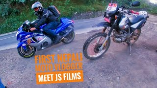 First Nepali Moto Vlogger Meet JS Films In Nepal/Meetup experience