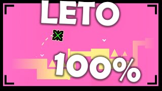 "Leto" 100% by @iamasafes | Geometry Dash FULL LEVEL