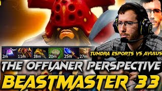 Crazy Play 33 Beaastmaster Offlaner : Tundra Esports vs Avulus- ESL 2024 Dota 2 Pro #33 #beastmaster