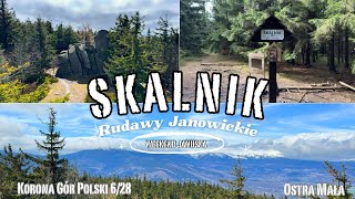 SKALNIK i Ostra Mała z niesamowitą panoramą na Sudety | Rudawy Janowickie | Korona Gór Polski (6/28)