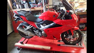 2015 Honda VFR800 final numbers Copart bike