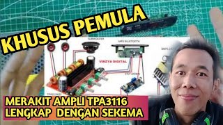 [ LENGKAP WIRING ] Cara Merakit TPA3116d2 Khusus Pemula