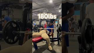 WOMEN BENCHES 20lbs OVER BODYWEIGHT #fitness #girlswholift #gym #workout #gymworkout #powerlifting