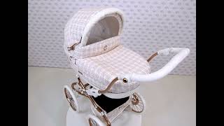 Bebecar Prive Stylo Class+ 3in1 Combination Pram + Raincover & LA3 Kit-Golden Pink