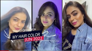 #Reshmakhan New Hair Colour Transformation