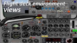 FSX - DC-8 Super 63 - JT3D-7 engines - fd views