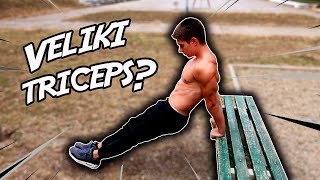 Kako do velikih ruku? Trening za triceps (BEZ TEGOVA)