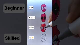 How to Draw Deadpool😳 #shorts