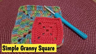 Simple Granny Square // Granny Square crochet