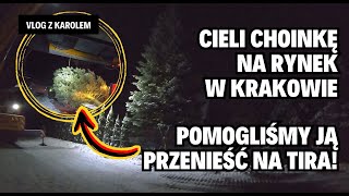 Ile metrów ma choinka w Krakowie? Skąd ją wzięli? Jak w tym pomógł dźwig? | EHC Karol Zagajewski