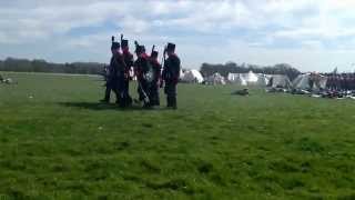 Ickworth Waterloo reenactment, Apr 12, 2015 - 200th Anniversary of Waterloo.