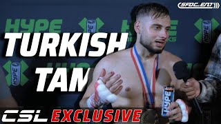 TURKISH TAM: "@MisfitsBoxing NEXT!" | ​@Turkish_Tam V BURTON | CSL 7 POST-FIGHT INTERVIEW