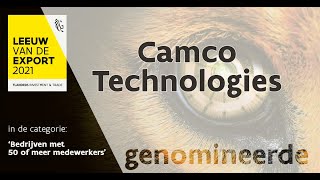 Leeuw van de Export 2021: genomineerde Camco Technologies