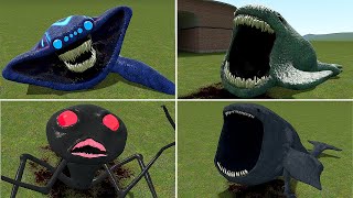 DESTROYS MONSTER BLOOP, THE VISITOR, GREAT MAJA, THE BLOOP In garry's mod!