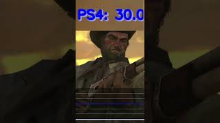 RDR1 "Remaster" PS4 Framerate Test