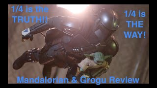 This is the way! Hot Toys 1/4 scale The Mandalorian & Grogu Review