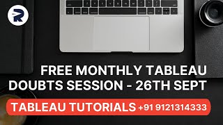 Tableau Doubts Session March-2022 | Tableau Training Tutorials | Rayapati