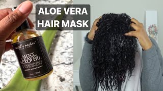 Aloe Vera Mask For Hair Growth | Perfect For Dry & Heat Damaged Hair