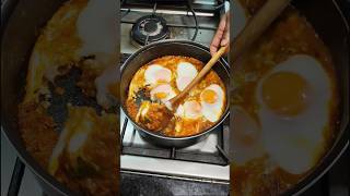 🥚🥚🥚🌶️Spicy Egg masala recipe  😋🔥💕 #anda #egg #sidedish #shorts