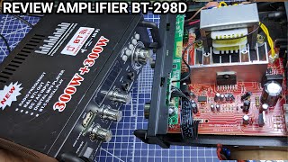 TINGGAL COLOK LISTRIK SAMBUNG SPEAKER | AMPLIFIER BT-298A FITUR KOMPLIT BISA KARAOKE ADA RADIO JUGA