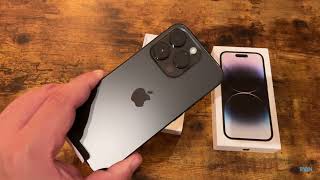 iPhone 14 Pro ASMR UNBOXING - Silent 4K Unboxing: Relaxing Visuals, No talk... Enjoy! (2023)