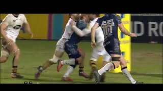 Faf de Klerk sickening head clash with Cipriani