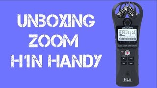 Zoom H1N Handy Unboxing