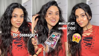 Ufff..😱 MakeUp Kit under ₹100 🥵 / PurPle KohL Megha