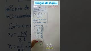 Entenda Função do 2° Grau #shorts