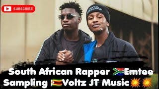 [Video] South African Rapper 🇿🇦Emtee Sampling 🇿🇼Voltz JT Music💥💥