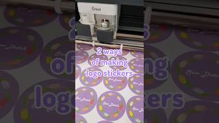 💜🖨 asmr | making logo stickers | 2 ways