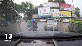 Driving through the roads and not so roads of ranchi in monsoon season