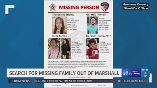 Search for missing family out of Marshall