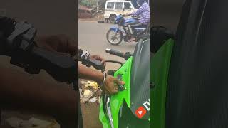 K. Ninja zx 6R,  Luking glash fitingBike modify by @tinkuali In Dumka#trending #viralvideo #dumka #