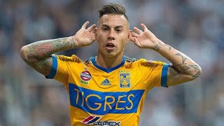 Golazo de Eduardo Vargas al minuto 76  para poner el 3- 1 Tigres vs Bravos de Juarez Jornada 10