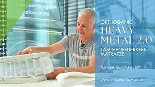 Orthoganic Heavy Metal 2.0 - Taschenfederkernmatratze #matratze #schlafen