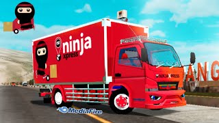 MOD BUSSID TERBARU CANTER BOX C5 NINJA EXPRESS DETAIL