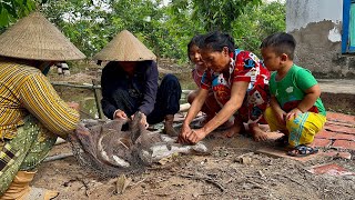 Buổi Chiều Qua Bảy Chài Cá Về Làm Nồi Lẩu Mắm Rau Vườn Ngon Hết Sảy BLMT #47