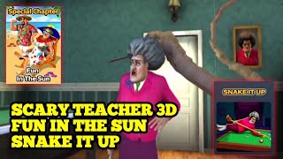 Scary Teacher 3D/Fun In The Sun/Snake It Up/Guru Di Serang Ular