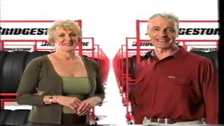 Peter and Bev Brock Promoting  Bridgestone Stack Stock Tires Sale