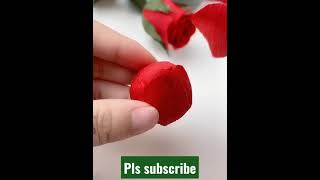 Rose & love for you| try out this amazing DIY and give it to your loved ones|easy crepe papercraft🌹