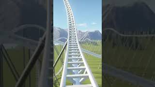 S&S Air Launch roller coaster design made in planet Coaster