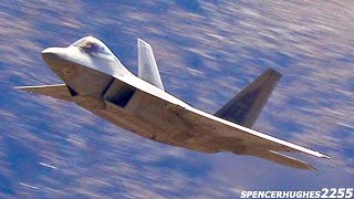 F-22 Raptors and Beyond: Low Level Sidewinder Action!