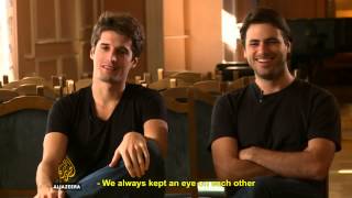 2CELLOS Interview | Al Jazeera Balkans (2013) ( ENG/SUB)  (1/2)