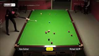 Michael Holt 125 Century Break v Ross Bulman | 2019 Riga Masters Qualifiers