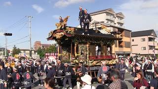 鹿沼 秋祭り 2017 屋台揃い引き 上材木町